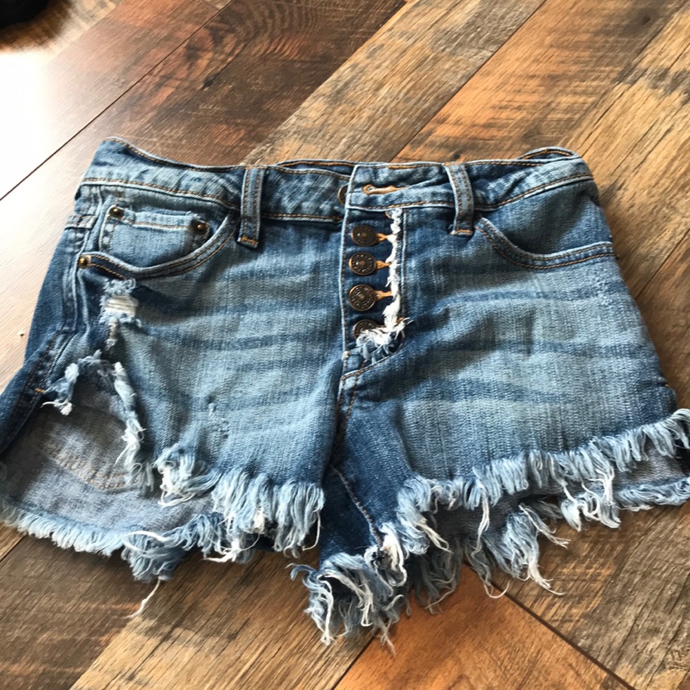 High rise shorts